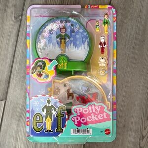 Mattel Polly Pocket Elf Playset - Green and Yellow